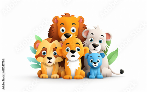 Jungle Jamboree  3D Cartoon Animal Family