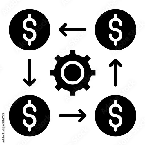 Cash Distribution Icon