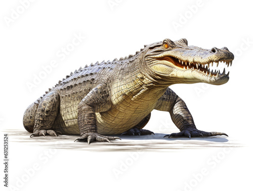 crocodile isolated on white background © PNG for U