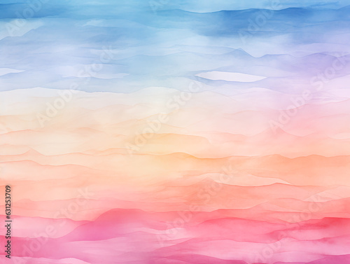 background sunrise, sunset, watercolor, high quality