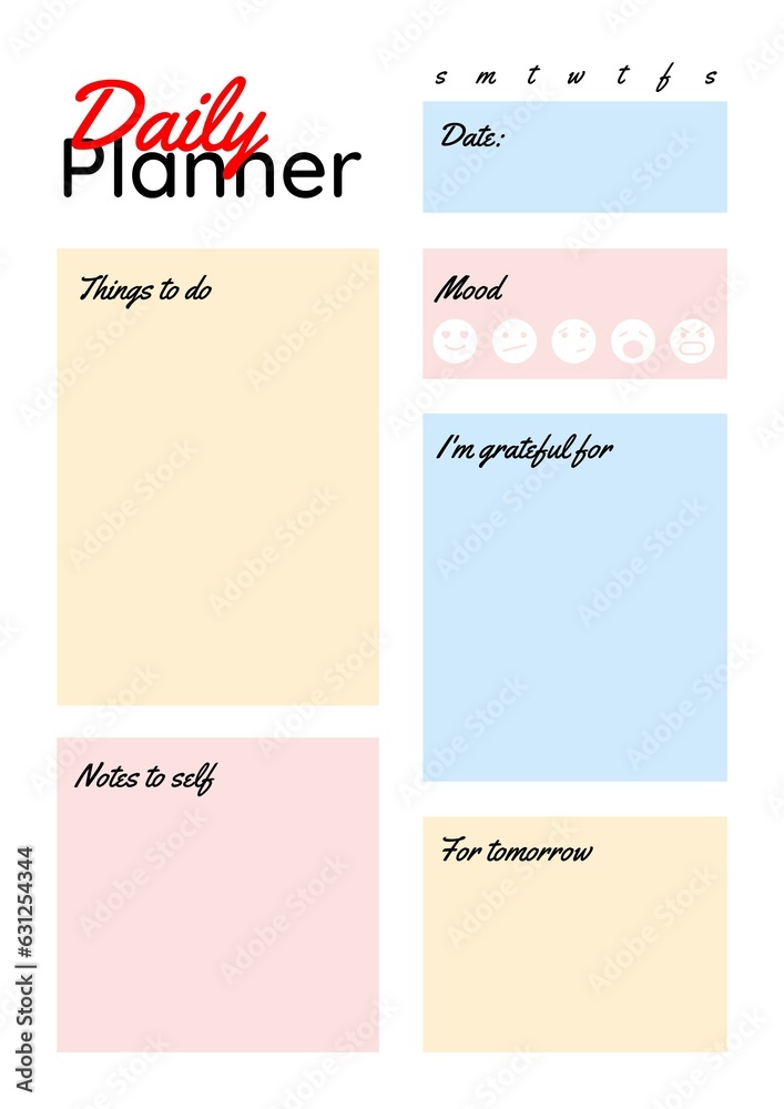 Daily Planner Template