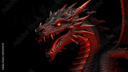 dragon red animal china symbol art 