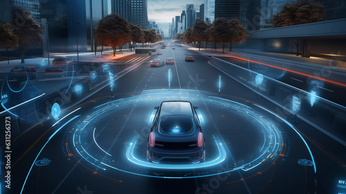 autonomes driving concept  photo