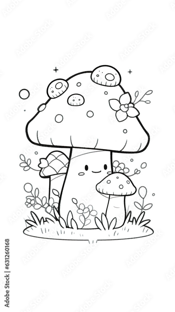 mushrooms in the forest mushrooms in the forest
