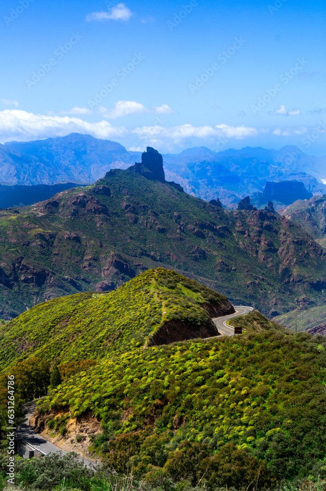 mountains of gran canaria in the canary islands