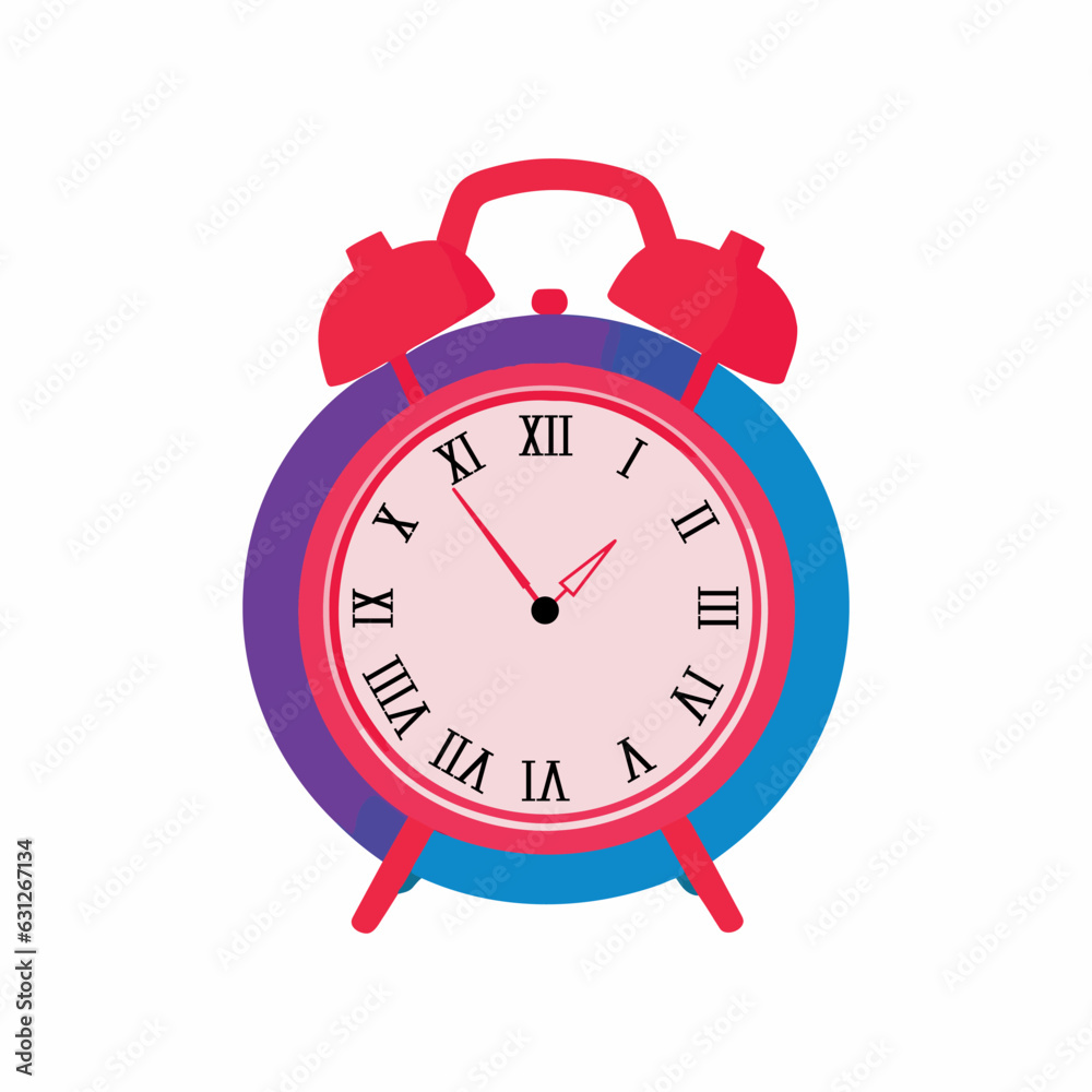 alarm clock isolated on white. alarm clock vector alarm clock isolated on white. alarm clock vector