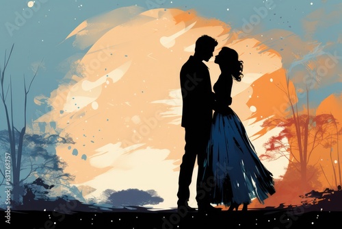 Intricate_Love_illustration - a picture that symbolically depicts the theme of Love
