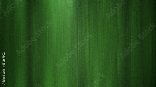 Curtain of green color, fabric, metallic, background