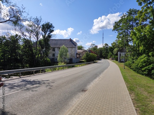 street in the village