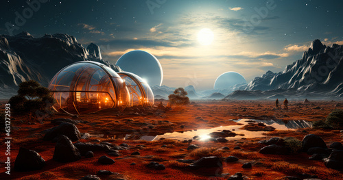 Martian Terraformation: Space Colonization Concept