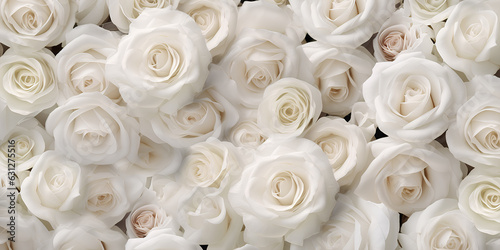 Natural white roses background.