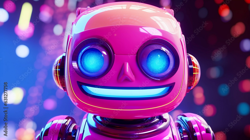 Retro Futuristic Robot Character Retro Futuristic Robot Character
