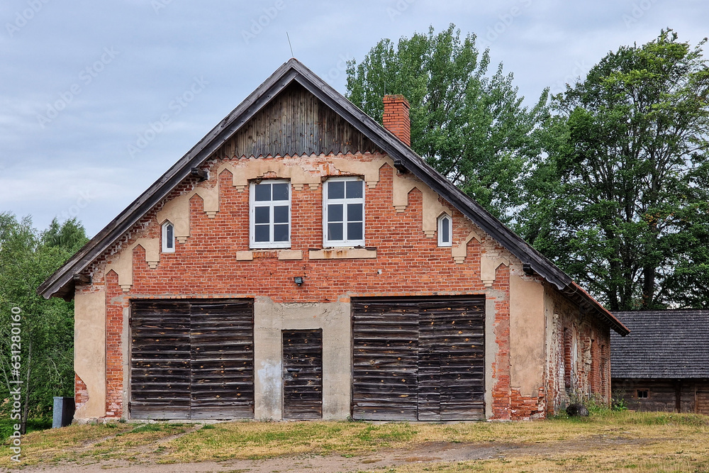 The building of the Turaida castle complex, Latvia. The building of the Turaida castle complex, Latvia.