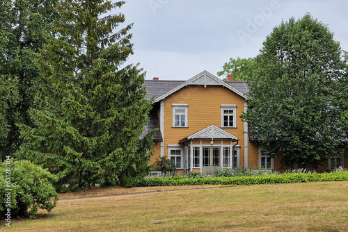 The building of the Turaida castle complex, Latvia.