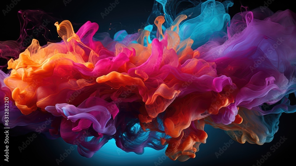 colorful fractal background