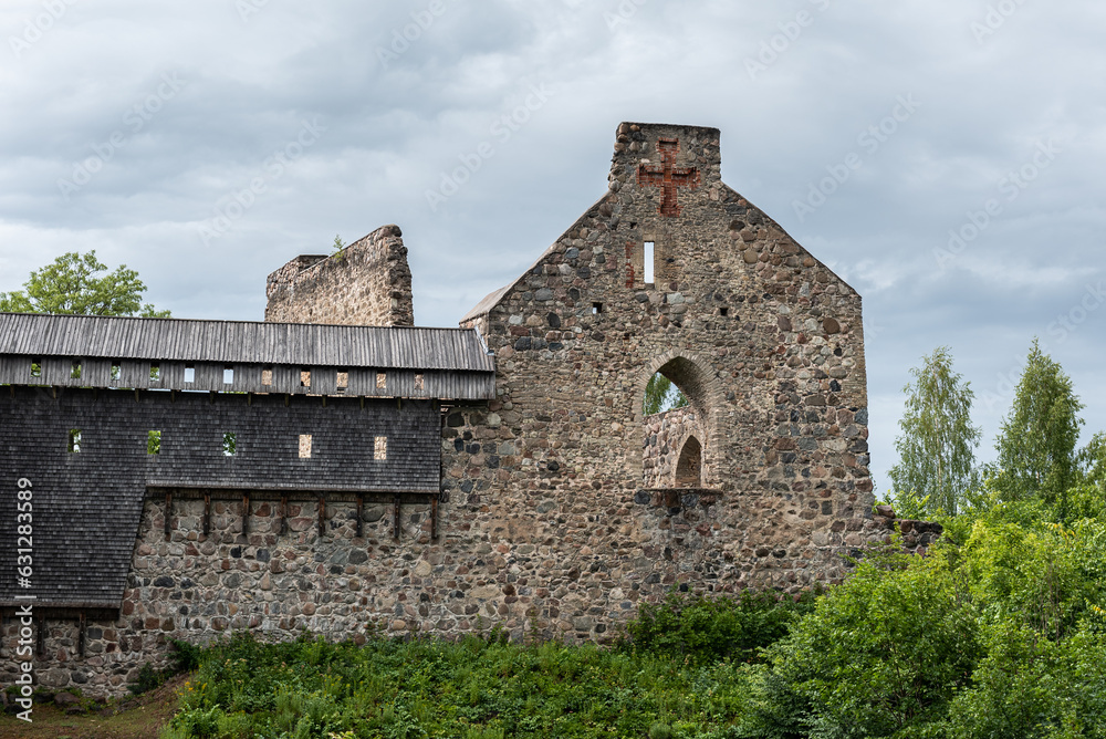 Ruins of Sigulda Medieval Castle, Latvia.