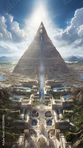 Ancient Civilizations Such as The Egyptians And Incas  Extraterrestrial Technology. Generative AI