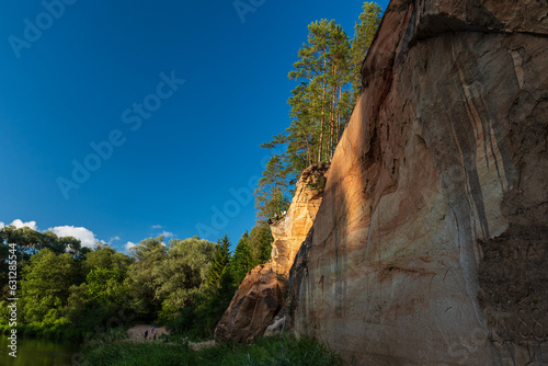 Erglu cliffs in Cesis, Latvia.