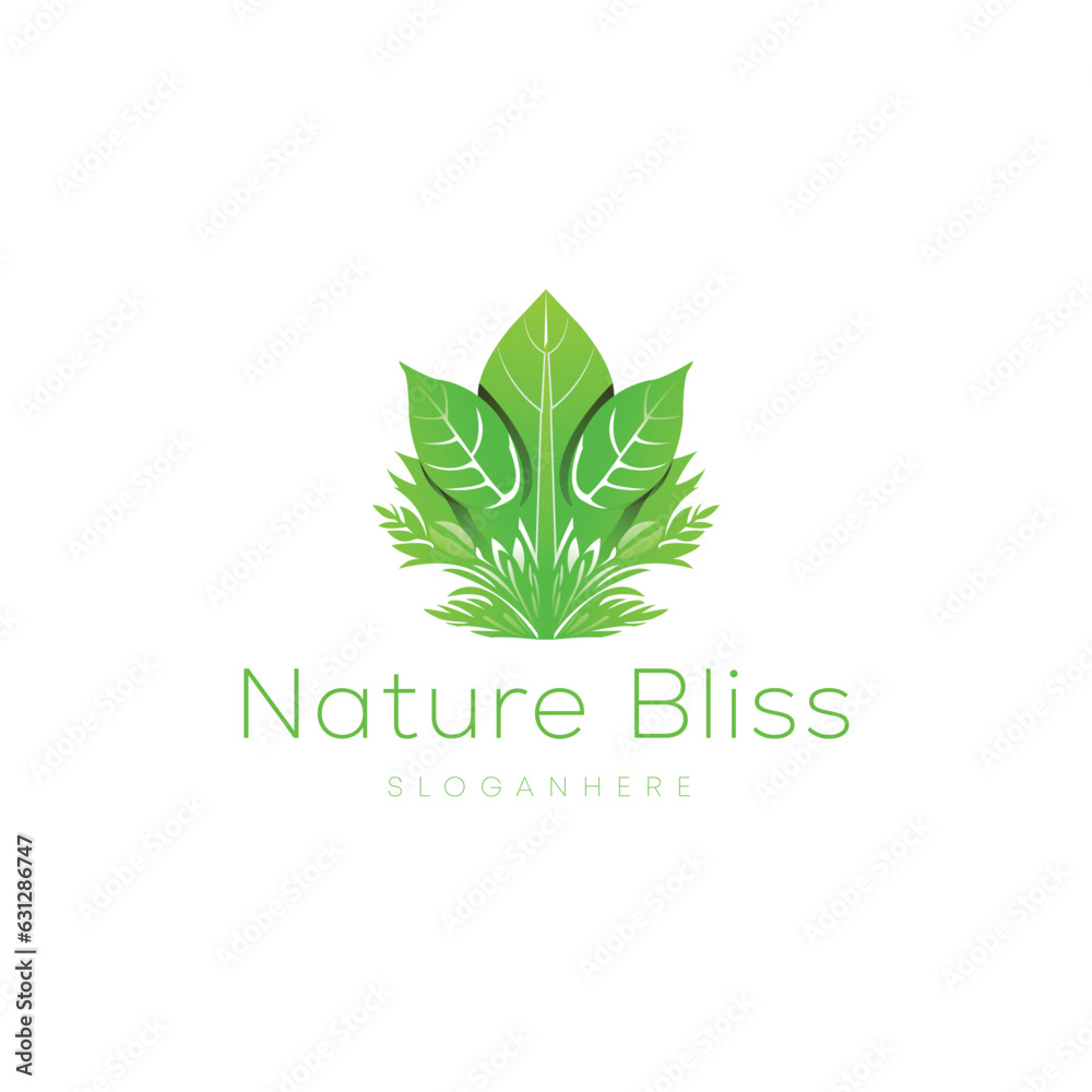 green leaves logo