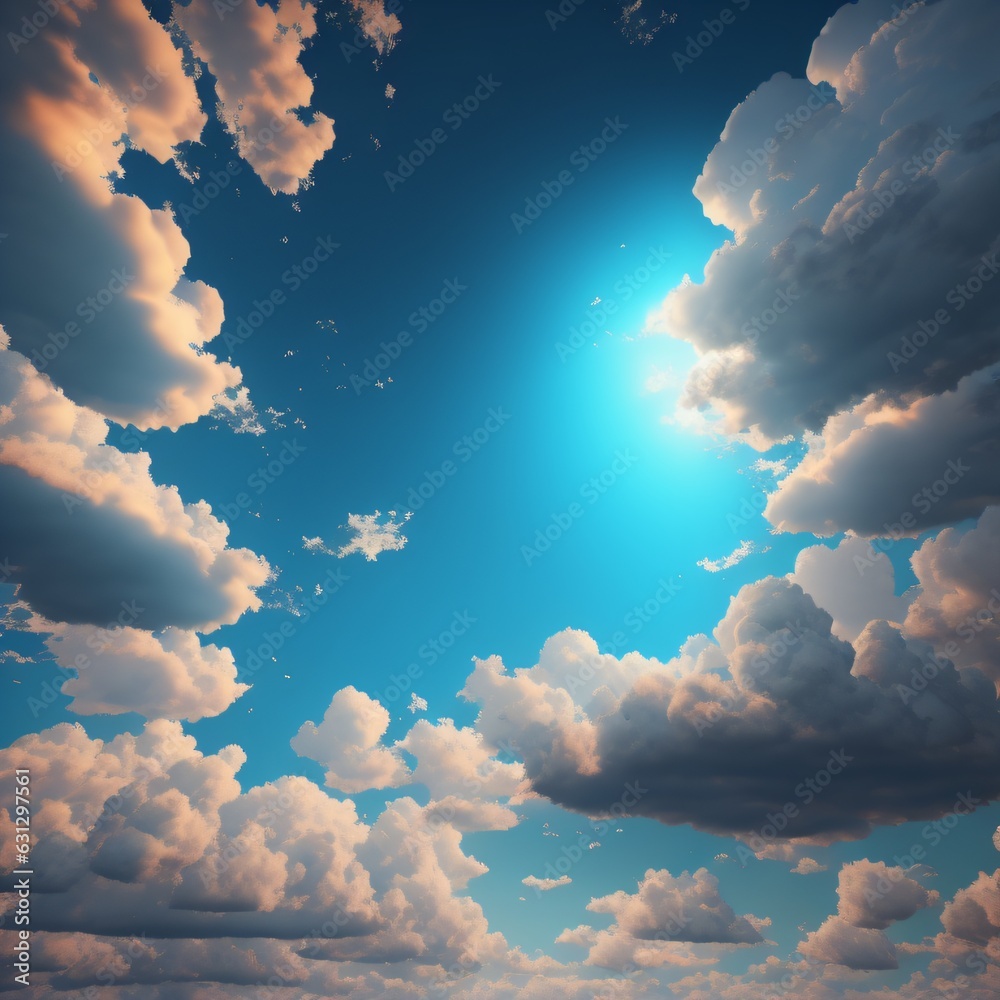 A Blue sky with clouds. sky and clouds
A Blue sky with clouds. sky and clouds