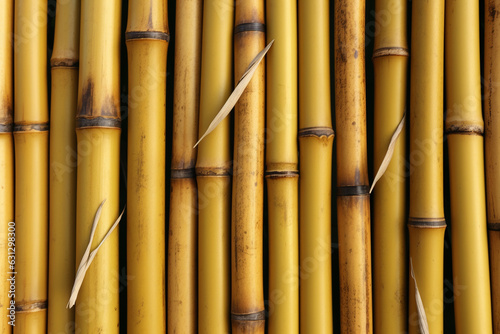 Many bamboo stalks on background. generative ai. High quality illustration