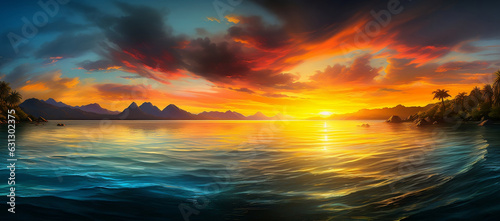 Sunset panorama 