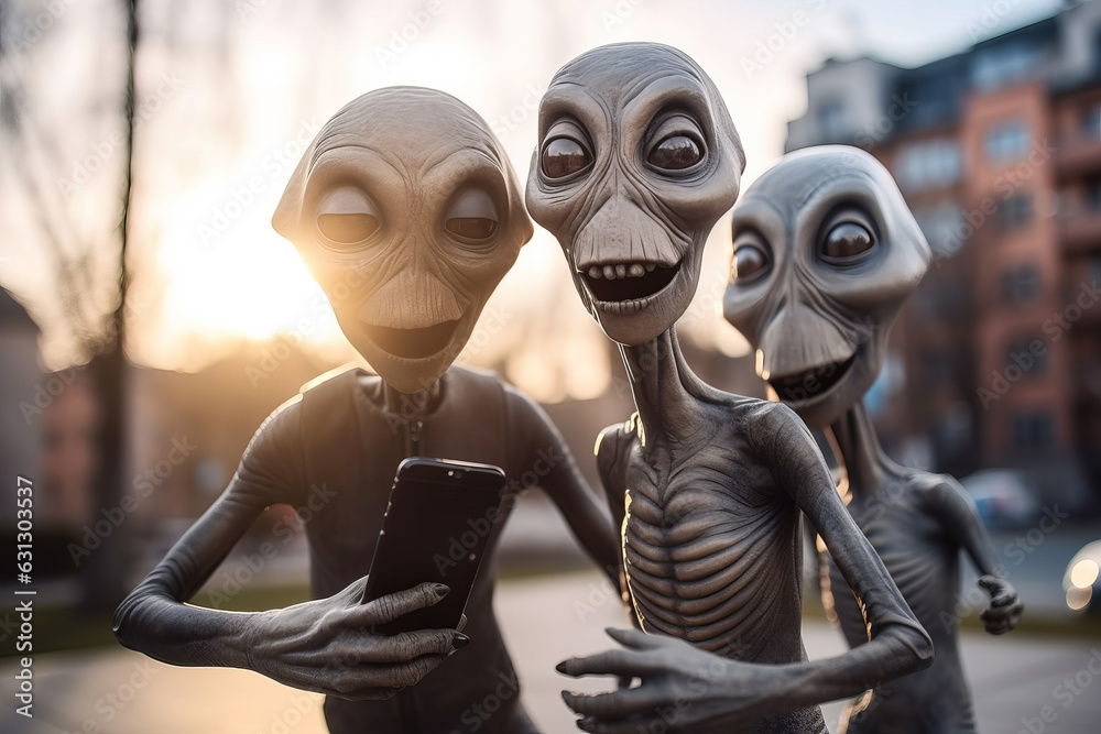 Smartphon is surprise for aliens