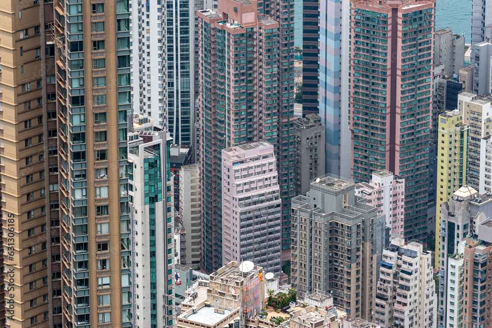香港のマンション群