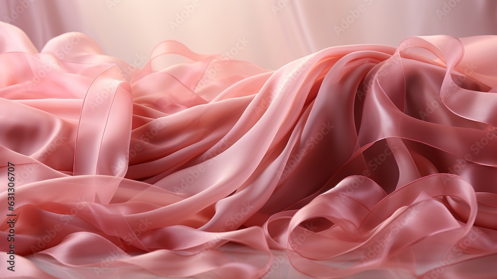 pink commemorative cloth for breast cancer, background to put texts in the foreground mockup pink commemorative cloth for breast cancer, background to put texts in the foreground mockup