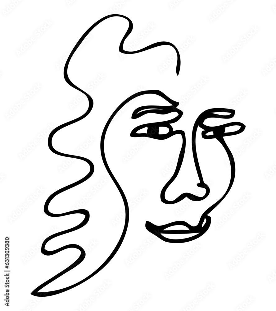 woman face simple vector sketch single one line art, continuous
woman face simple vector sketch single one line art, continuous