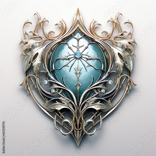Epic High Fantasy Norse mythology Viking themed logo coat of arms emblem