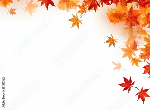 Autumn leaves isolated