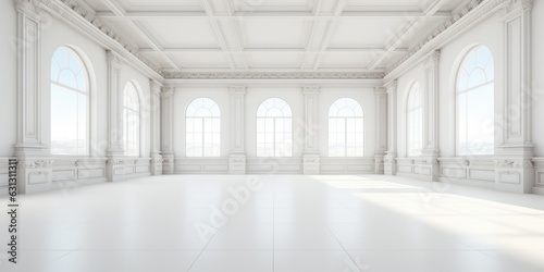 light white room and big window. Generative AI © 22_monkeyzzz
