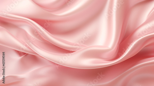 pink silk background; generative AI Illustration