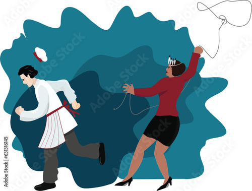 Professional HR hunts a cook. Famous restaurant chef has too many offers an do not want to contact any recruiters.