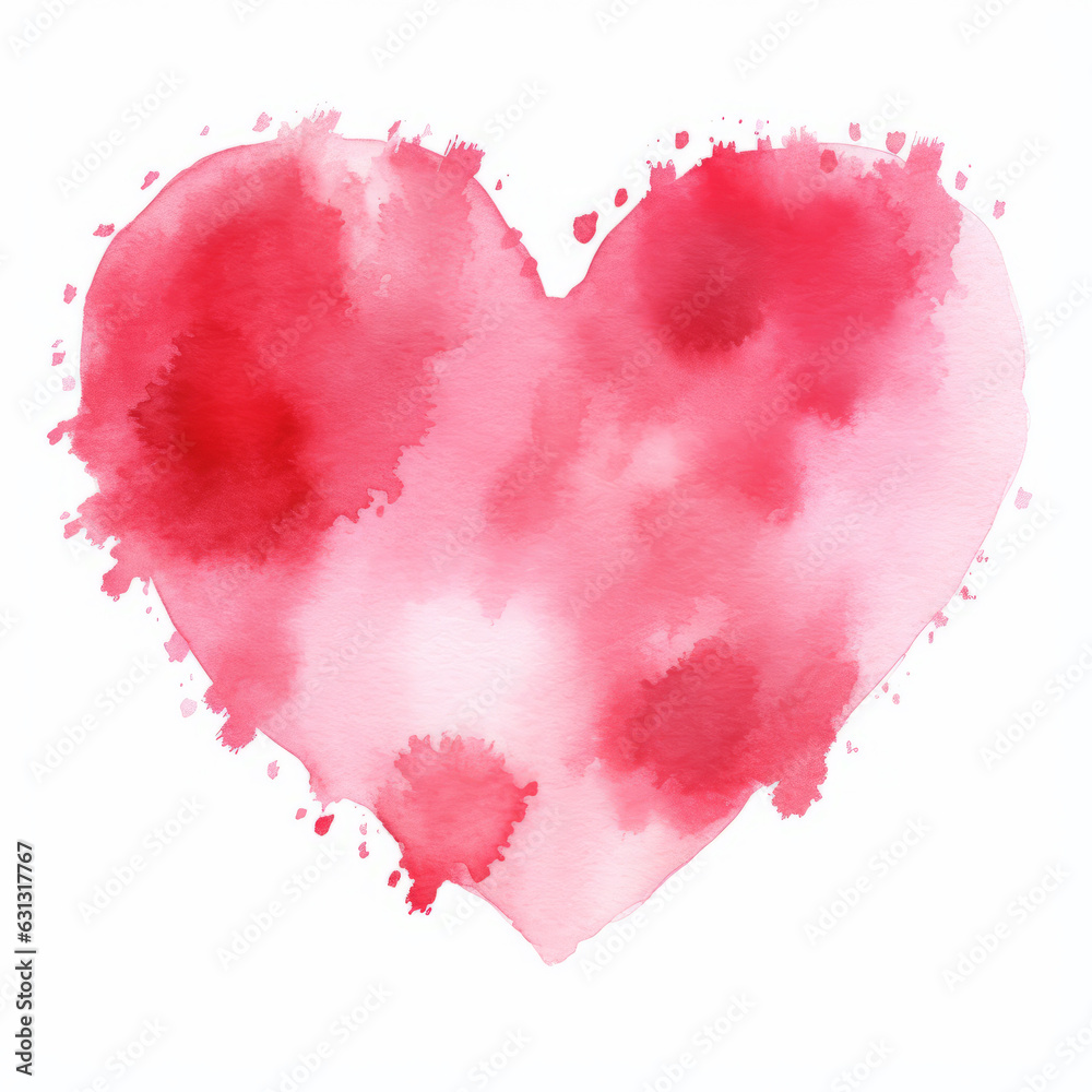 Heart motif on a light background for a card or photo background. Heart symbol of love and respect.