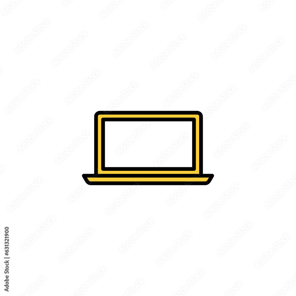 Laptop icon vector for web and mobile app. computer sign and symbol Laptop icon vector for web and mobile app. computer sign and symbol