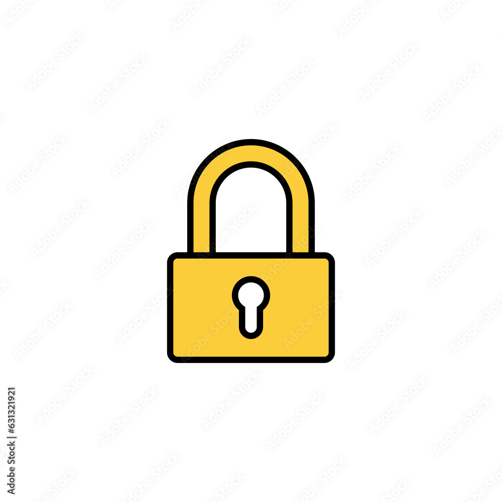 Lock icon vector for web and mobile app. Padlock sign and symbol. Encryption icon. Security symbol Lock icon vector for web and mobile app. Padlock sign and symbol. Encryption icon. Security symbol