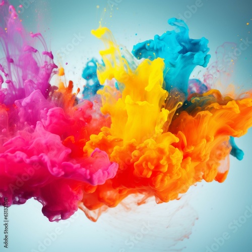 Abstract colourful wavy background. Vector illustration for your design