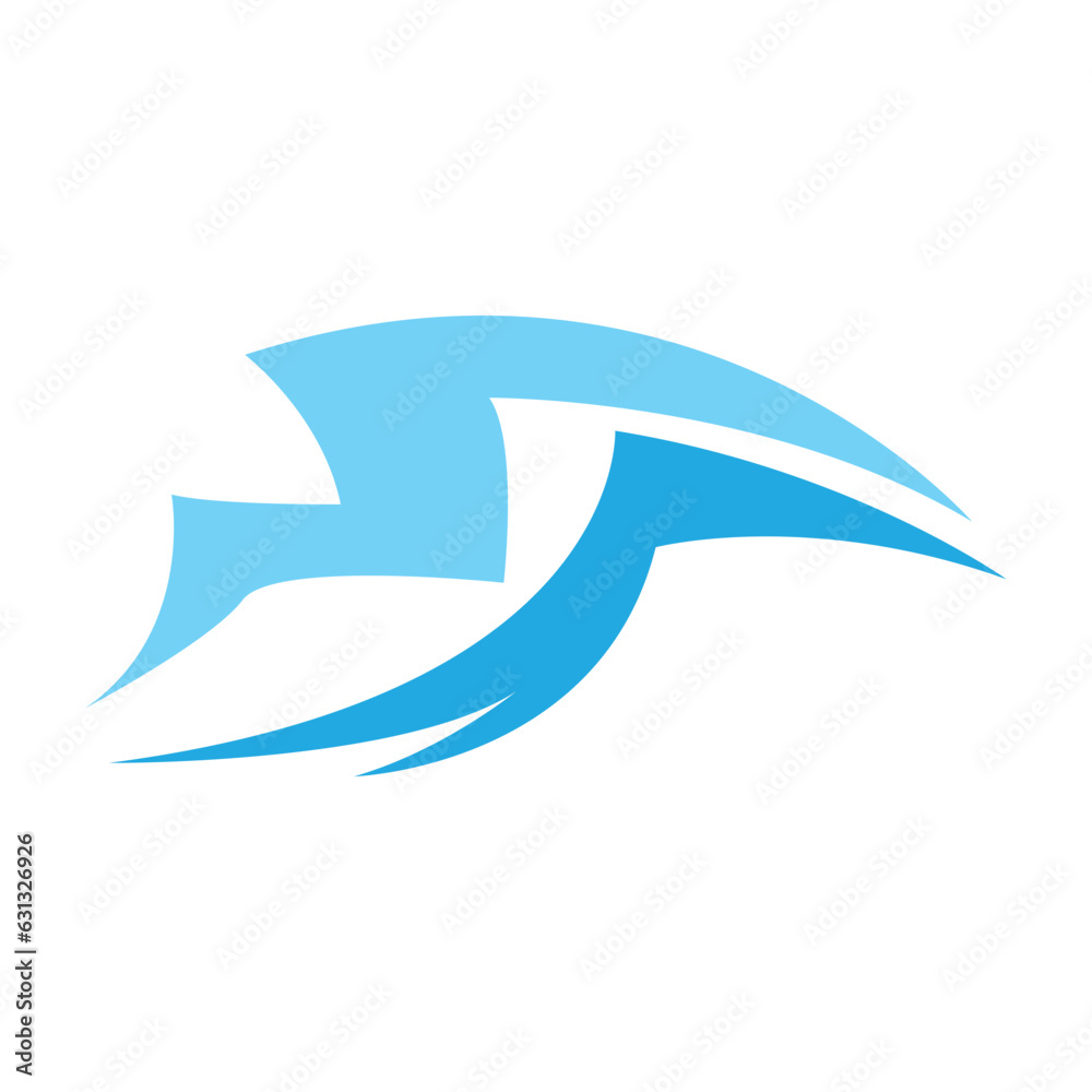 Water Wave Logo, Ocean Wave Simple Design, Vector Symbol Illustration Template Water Wave Logo, Ocean Wave Simple Design, Vector Symbol Illustration Template