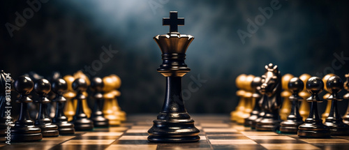 chess in board 