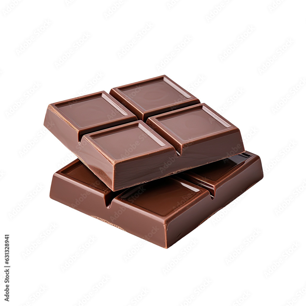 Brown chocolate isolated on transparent backround with clipping path. Brown chocolate isolated on transparent backround with clipping path.