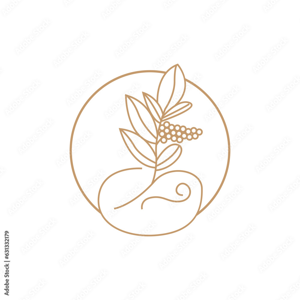 Coffee Logo, Coffee Tree Design, Cafe Drink Vector, Icon Brand Illustration Symbol Coffee Logo, Coffee Tree Design, Cafe Drink Vector, Icon Brand Illustration Symbol