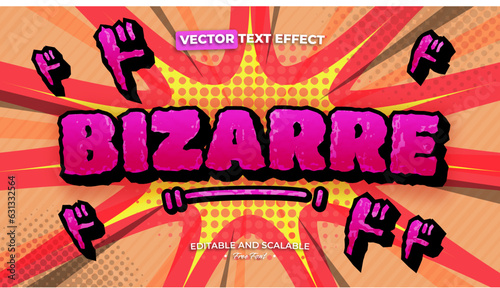 Bizzare Text effect