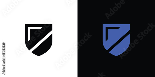Modern and strong Secure logo design