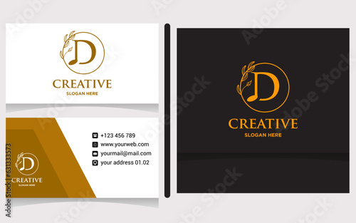 creative music logo initials