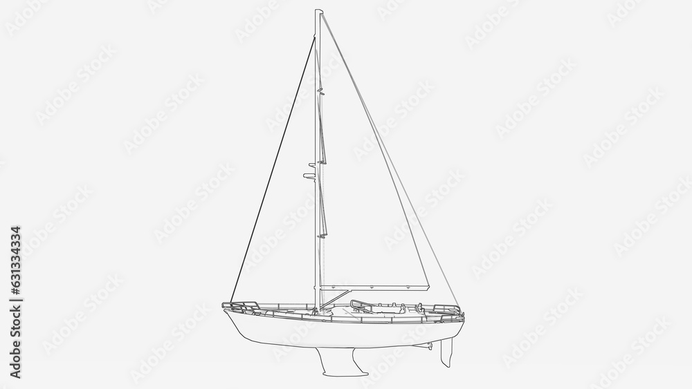 sailing boat outline. sailing boat line art. sailing boat line drawing sailing boat outline. sailing boat line art. sailing boat line drawing