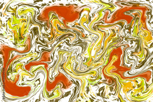 Marble liquid paint surface background.
