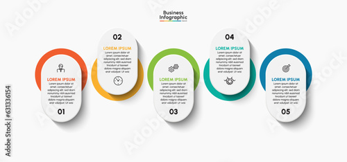 Business infographic design background template