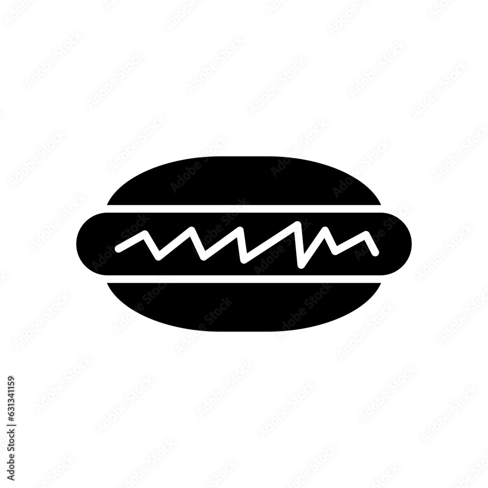 hot dog glyph icon hot dog glyph icon